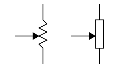 多種電阻器形狀的電位器符號(hào)有哪些，電阻電位器的原理圖接線法？